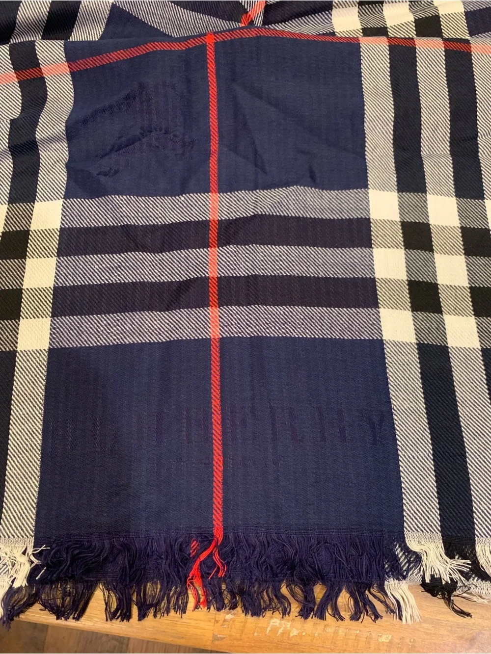 NWT Burberry plaid scarf